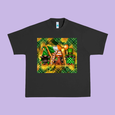 St. Patrick's Day Gnome Urban Heavy Tee Designed By Fadigitalartstudio