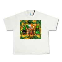 Pistachio St. Patrick's Day gnome Urban Heavy Tee - FaDigitalArtStudio