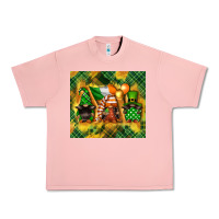 Salmon St. Patrick's Day gnome Urban Heavy Tee - FaDigitalArtStudio