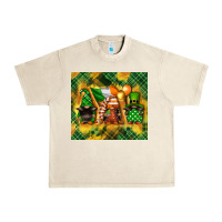 Sandshell St. Patrick's Day gnome Urban Heavy Tee - FaDigitalArtStudio