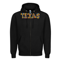Black texas serape sunflower Zipper Hoodie - AdoDesignShop
