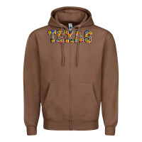 Chestnut texas serape sunflower Zipper Hoodie - AdoDesignShop