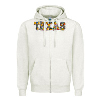 Oatmeal Heather texas serape sunflower Zipper Hoodie - AdoDesignShop