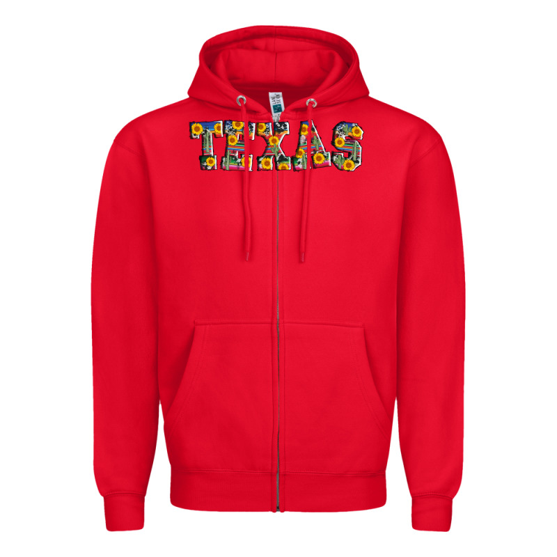 Texas Serape Sunflower Zipper Hoodie by AdoDesignShop | Teevron