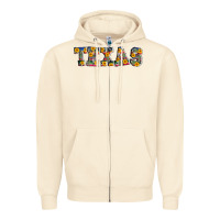 Sandshell texas serape sunflower Zipper Hoodie - AdoDesignShop