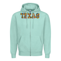 Seafoam texas serape sunflower Zipper Hoodie - AdoDesignShop