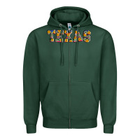 Sports Green texas serape sunflower Zipper Hoodie - AdoDesignShop