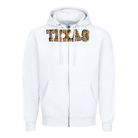 White texas serape sunflower Zipper Hoodie - AdoDesignShop