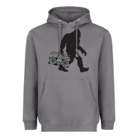 Storm bigfoot beatbox boom box retro   bigfoot boom box Heavyweight Hoodie - DesigneFamous