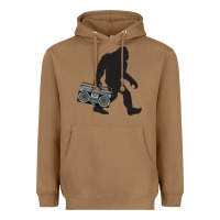 Bigfoot Beatbox Boom Box Retro   Bigfoot Boom Box Heavyweight Hoodie | Teevron