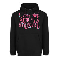 Black i wear pink for my mom Heavyweight Hoodie - JahusDesignShop