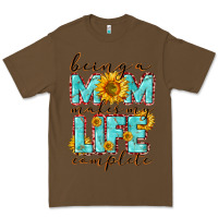 Cacao Being a Mom makes my life complete Mother's Day Premium Tee - CowGirlArtShop