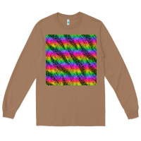 Toasted Coconut neon rainbow leopard zebra seamless pattern Long Sleeve Tee - BundleAndBundleShop