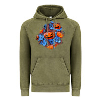 Vintage Olive halloween pumpkin patch  5 Vintage Hoodie - BundleAndBundleShop