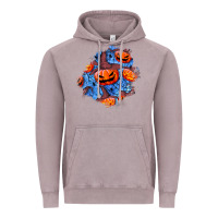 Vintage Zinc halloween pumpkin patch  5 Vintage Hoodie - BundleAndBundleShop