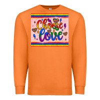 Carrot choose love tumbler Premium Sweatshirt - JahusDesignShop