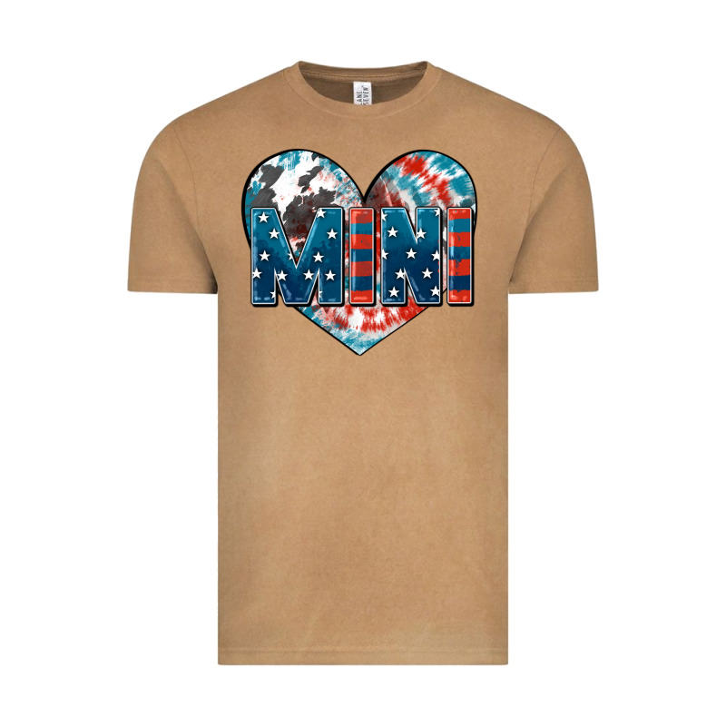 American Mini Heart 4th Of July Vintage Tee by FaDigitalArtStudio | Teevron