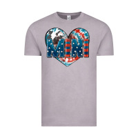 Vintage Zinc American mini heart 4th of july Vintage Tee - FaDigitalArtStudio