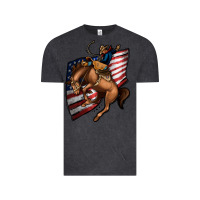 Vintage Black American Cowboy Vintage Tee - Jasminsmagicworld