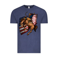Vintage Denim American Cowboy Vintage Tee - Jasminsmagicworld