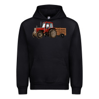 Black farm tractor Urban Hoodie - RanaPortraitStore