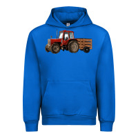 Cobalt farm tractor Urban Hoodie - RanaPortraitStore