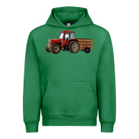 Emerald farm tractor Urban Hoodie - RanaPortraitStore