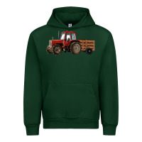 Forest Green farm tractor Urban Hoodie - RanaPortraitStore