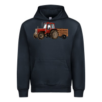 Navy farm tractor Urban Hoodie - RanaPortraitStore
