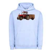 Pigment Grape Ice farm tractor Urban Hoodie - RanaPortraitStore