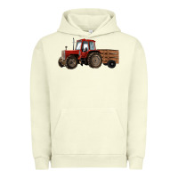Pigment Pistachio farm tractor Urban Hoodie - RanaPortraitStore