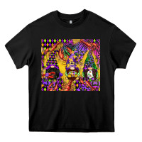 Black mardi gras gnome Heavy Core Tee - CowGirlArtShop