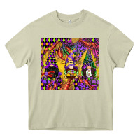 Mossy mardi gras gnome Heavy Core Tee - CowGirlArtShop