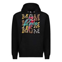 Black Mom Race Premium Hoodie - RacoonDesign