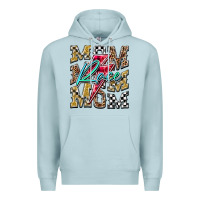 Blue Mist Mom Race Premium Hoodie - RacoonDesign
