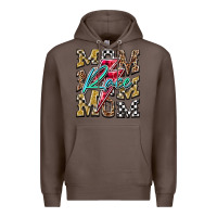 Coffee Mom Race Premium Hoodie - RacoonDesign