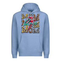 Colony Blue Mom Race Premium Hoodie - RacoonDesign