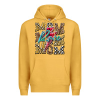 Mustard Mom Race Premium Hoodie - RacoonDesign