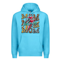 Ocean Blue Mom Race Premium Hoodie - RacoonDesign
