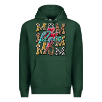 Sports Green Mom Race Premium Hoodie - RacoonDesign