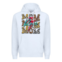 White Mom Race Premium Hoodie - RacoonDesign