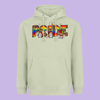 Pride Gnome Heavyweight Hoodie Designed By Jahusdesignshop