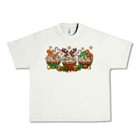 Pistachio christmas cupcake with gingerbreads bbs Urban Heavy Tee - BundleAndBundleShop