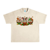 Sandshell christmas cupcake with gingerbreads bbs Urban Heavy Tee - BundleAndBundleShop