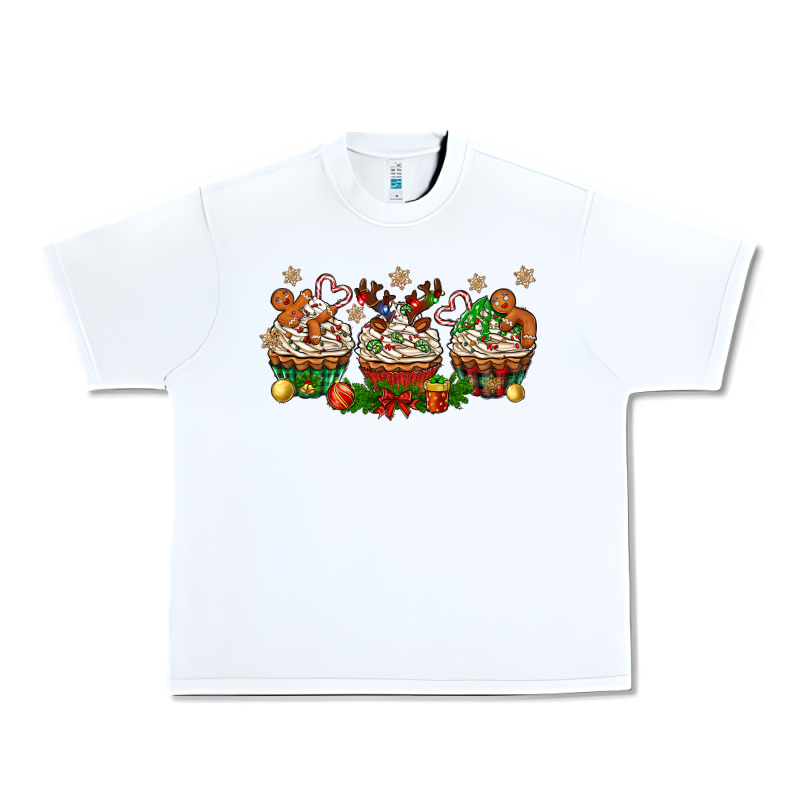 Christmas Cupcake With Gingerbreads Bbs Urban Heavy Tee by BundleAndBundleShop | Teevron