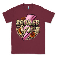 Burgundy Spoiled Wife Mother's Day Classic Tee - CowGirlArtShop