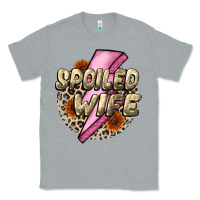 Heather Grey Spoiled Wife Mother's Day Classic Tee - CowGirlArtShop