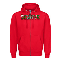 Red believe Christmas tree Zipper Hoodie - AdoDesignShop