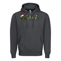 Smoke believe Christmas tree Zipper Hoodie - AdoDesignShop