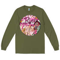 Army Green pink christmas pig Long Sleeve Tee - FaDigitalArtStudio